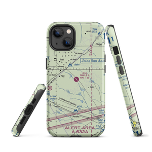 Temple Ranch Airport (42XS) VFR Sectional  Tough iPhone Case