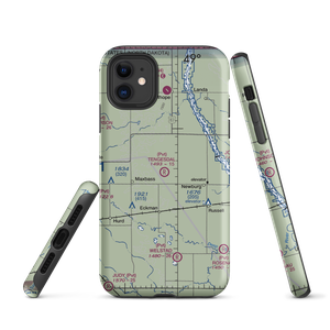 Tengesdal Airport (69ND) VFR Sectional  Tough iPhone Case