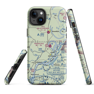 Tensas Flying Service Airport (LA53) VFR Sectional  Tough iPhone Case