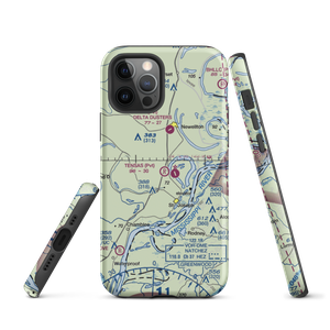 Tensas Flying Service Airport (LA53) VFR Sectional  Tough iPhone Case