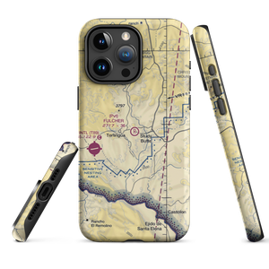 Terlingua Airport (3TE8) VFR Sectional  Tough iPhone Case