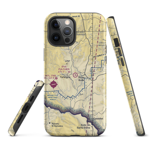 Terlingua Airport (3TE8) VFR Sectional  Tough iPhone Case