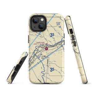 Terry Airport (8U6) VFR Sectional  Tough iPhone Case