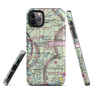 Tesmer Airport (3WI2) VFR Sectional  Tough iPhone Case