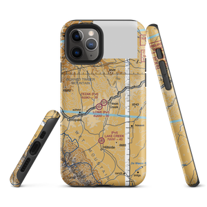 Tezak Airport (CO19) VFR Sectional  Tough iPhone Case