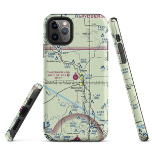 Thayer Memorial Airport (42M) VFR Sectional  Tough iPhone Case