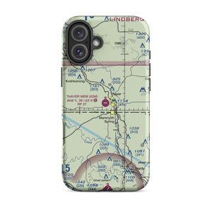 Thayer Memorial Airport (42M) VFR Sectional  Tough iPhone Case