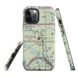 Thayer Memorial Airport (42M) VFR Sectional  Tough iPhone Case