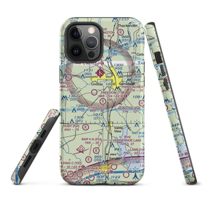 The 88 Airport (XS62) VFR Sectional  Tough iPhone Case