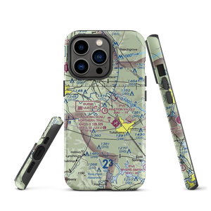 The Aviation Valley Airport (6TN4) VFR Sectional  Tough iPhone Case