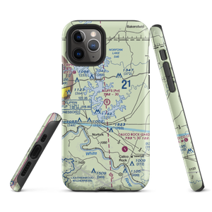The Bluffs Airport (75AR) VFR Sectional  Tough iPhone Case