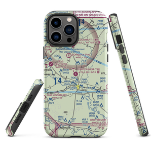 The Carter Memorial Airport (T91) VFR Sectional  Tough iPhone Case