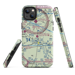 The Carter Memorial Airport (T91) VFR Sectional  Tough iPhone Case