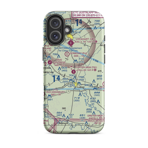 The Carter Memorial Airport (T91) VFR Sectional  Tough iPhone Case