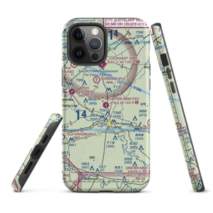 The Carter Memorial Airport (T91) VFR Sectional  Tough iPhone Case