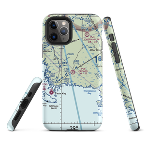 The Cedars Airfield (FA71) VFR Sectional  Tough iPhone Case