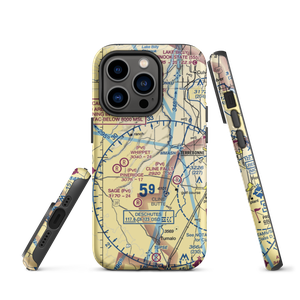 The Citadel Airport (61OR) VFR Sectional  Tough iPhone Case