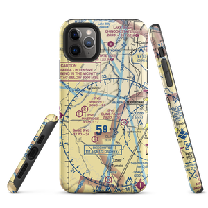 The Citadel Airport (61OR) VFR Sectional  Tough iPhone Case