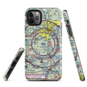 The Eastern Iowa Airport (CID) VFR Sectional  Tough iPhone Case