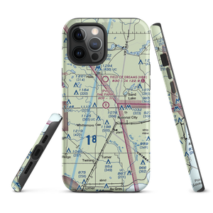 The Farm Airport (2MI6) VFR Sectional  Tough iPhone Case