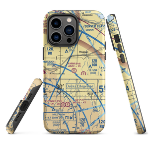 The Farm Airport (62CO) VFR Sectional  Tough iPhone Case