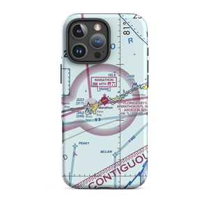 The Florida Keys Marathon Airport (MTH) VFR Sectional  Tough iPhone Case