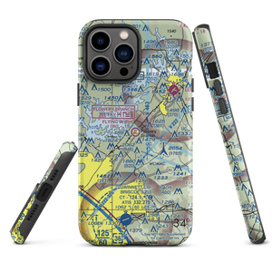 The Flying W Ranch Airport (GA01) VFR Sectional  Tough iPhone Case