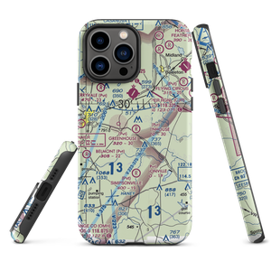 The Greenhouse Airport (02VA) VFR Sectional  Tough iPhone Case