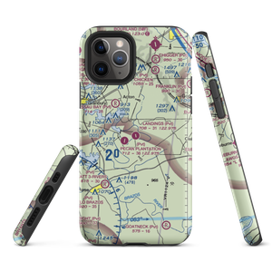 The Landings Airport (66TE) VFR Sectional  Tough iPhone Case