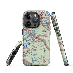 The Landings Airport (66TE) VFR Sectional  Tough iPhone Case