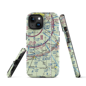 The Lazy K Airport (0IN2) VFR Sectional  Tough iPhone Case