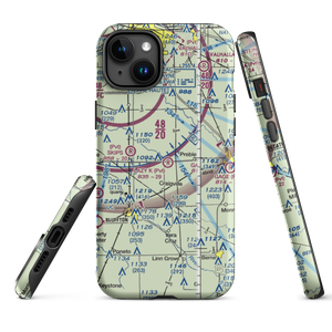 The Lazy K Airport (0IN2) VFR Sectional  Tough iPhone Case