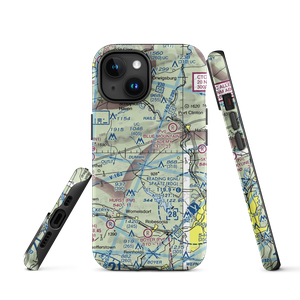 The Old Commonwealth Aerodrome (2PA6) VFR Sectional  Tough iPhone Case