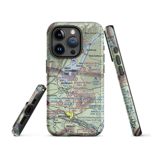 The Pines Airport (NY64) VFR Sectional  Tough iPhone Case