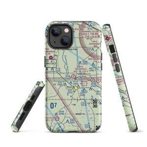 The Trails Airport (FD50) VFR Sectional  Tough iPhone Case