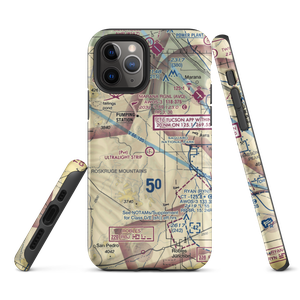 The Ultralight Strip Ultralightport (4AZ8) VFR Sectional  Tough iPhone Case