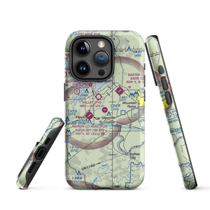 The Valley Airport (61AR) VFR Sectional  Tough iPhone Case