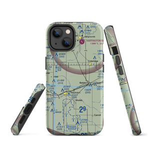 Thies Airport (28NE) VFR Sectional  Tough iPhone Case