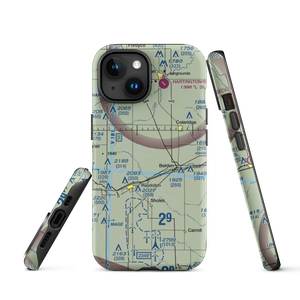 Thies Airport (28NE) VFR Sectional  Tough iPhone Case