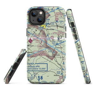 Thistle Field (GA49) VFR Sectional  Tough iPhone Case