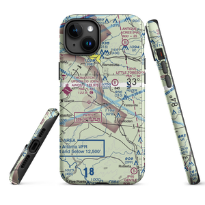 Thistle Field (GA49) VFR Sectional  Tough iPhone Case