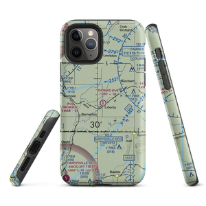 Thomas Airport (NE57) VFR Sectional  Tough iPhone Case