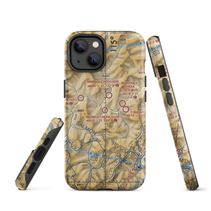 Thomas Creek Airport (2U8) VFR Sectional  Tough iPhone Case