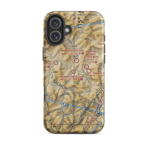 Thomas Creek Airport (2U8) VFR Sectional  Tough iPhone Case