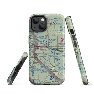 Thomas Field (MY37) VFR Sectional  Tough iPhone Case