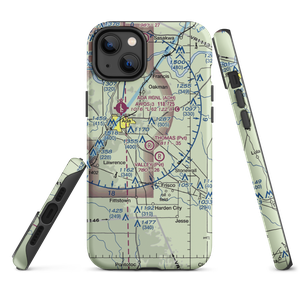 Thomas Ranch Airport (OK80) VFR Sectional  Tough iPhone Case