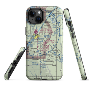 Thomas Ranch Airport (OK80) VFR Sectional  Tough iPhone Case