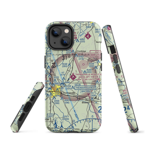Thomasville Regional Airport (TVI) VFR Sectional  Tough iPhone Case