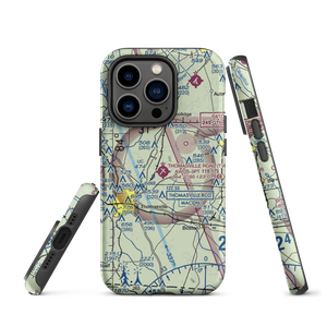 Thomasville Regional Airport (TVI) VFR Sectional  Tough iPhone Case