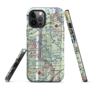 Thompson Drag Raceway Airport (73OH) VFR Sectional  Tough iPhone Case